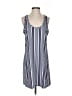 Laura Ashley Stripes Blue Casual Dress Size S - photo 1
