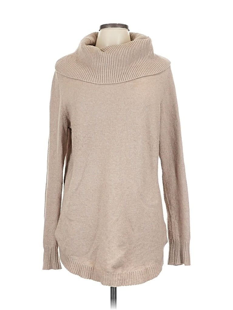 Pre-owned Tahari Turtleneck Sweater In Brown