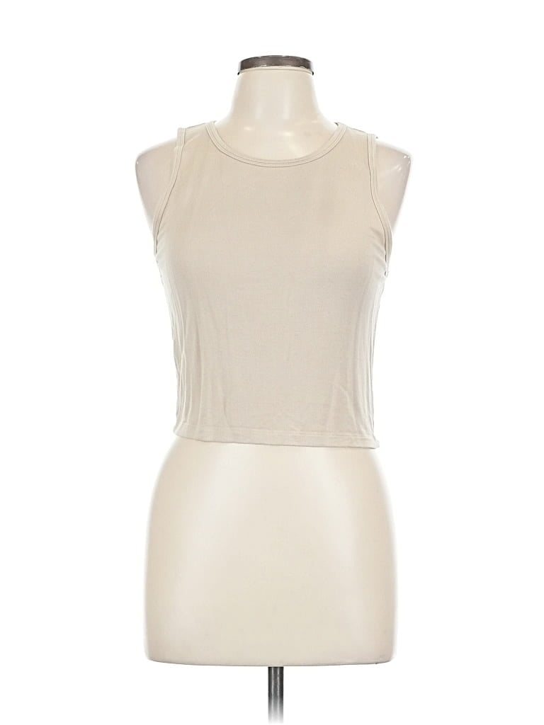 Pre-owned Mono B Sleeveless T-shirt In White