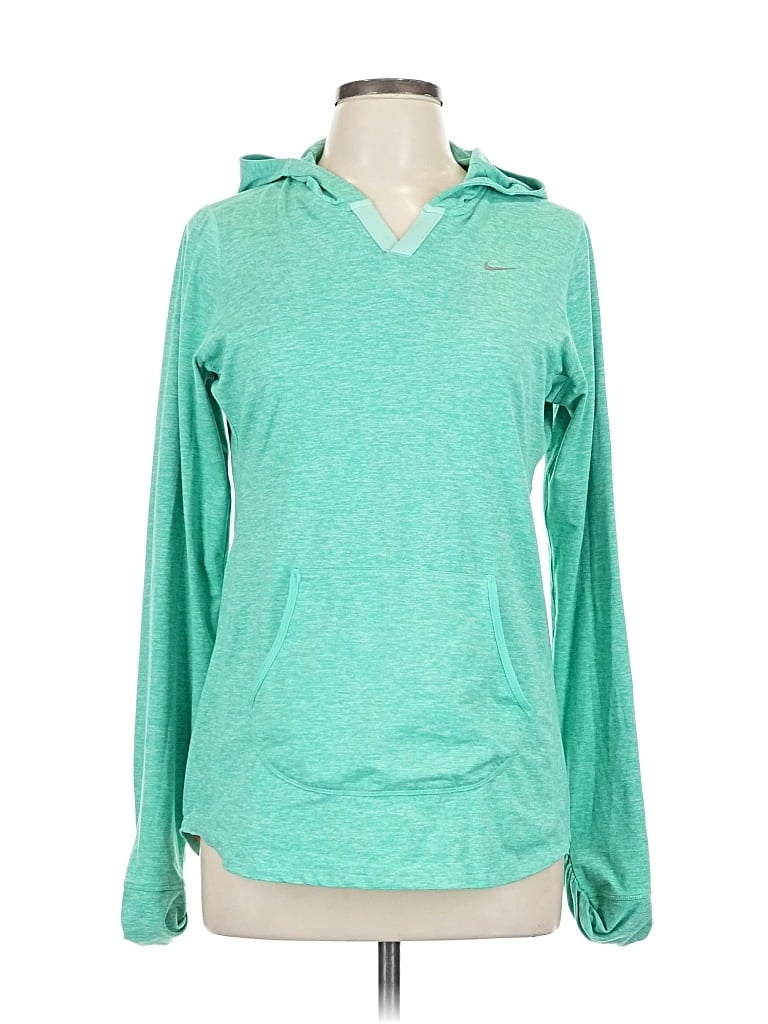 Pre-owned Nike Long Sleeve T-shirt In Green