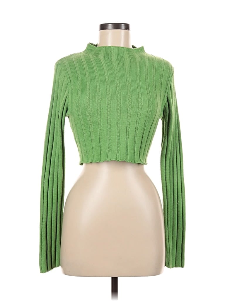 Pre-owned Spring Haze Cardigan Sweater In Green