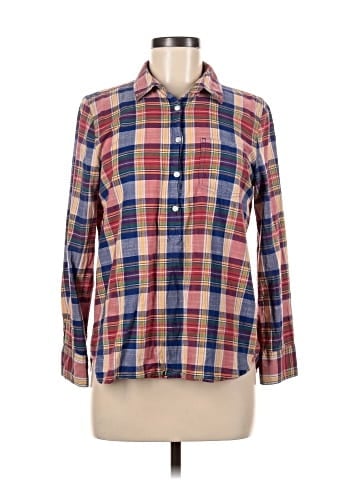 J.Crew Factory Store Long Sleeve Button-Down Shirt (view 1)