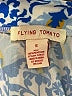 Flying Tomato 100% Polyester Blue Short Sleeve Blouse Size S - photo 7