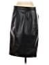 Robert Rodriguez 100% Polyester Black Faux Leather Skirt Size 8 - photo 2