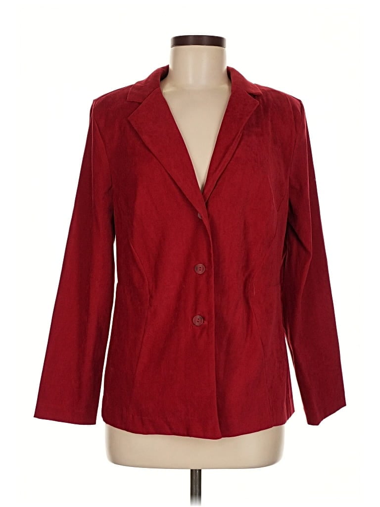 Pre-owned Assorted Brands Blazer Jacket In Red