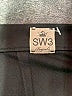 SW3 Bespoke Solid Black Formal Skirt Size M - photo 4