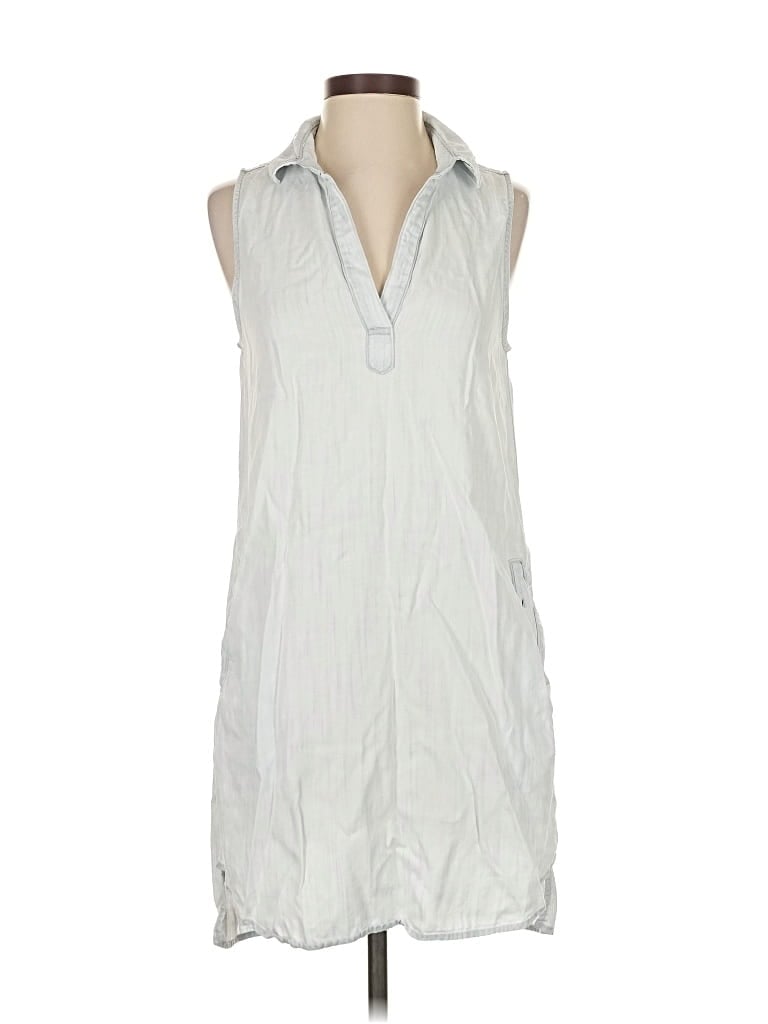 Pre-owned Bella Dahl Casual Dress In White