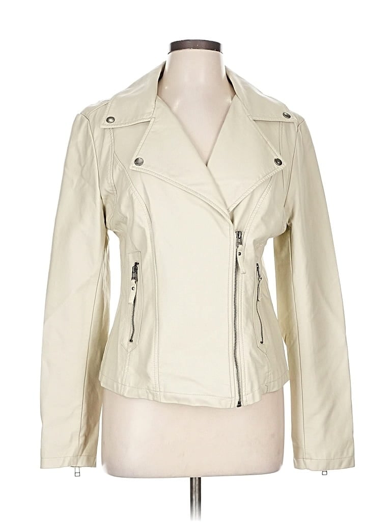 Pre-owned Max Studio Jacket In White