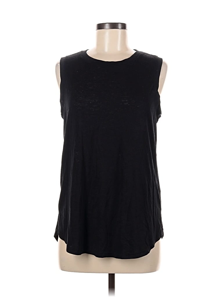 Pre-owned Athleta Sleeveless T-shirt In Black
