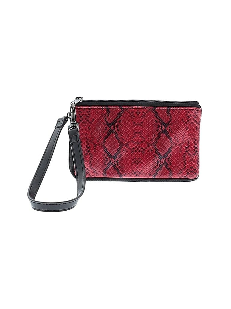 Pre-owned Unbranded Wristlet In Red
