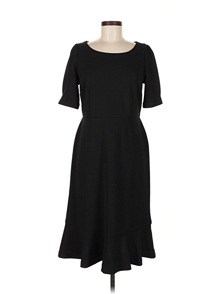 Pre-owned Talbots Casual Dress In Black