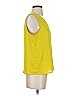 Calvin Klein 100% Polyester Yellow Sleeveless Blouse Size S - photo 4