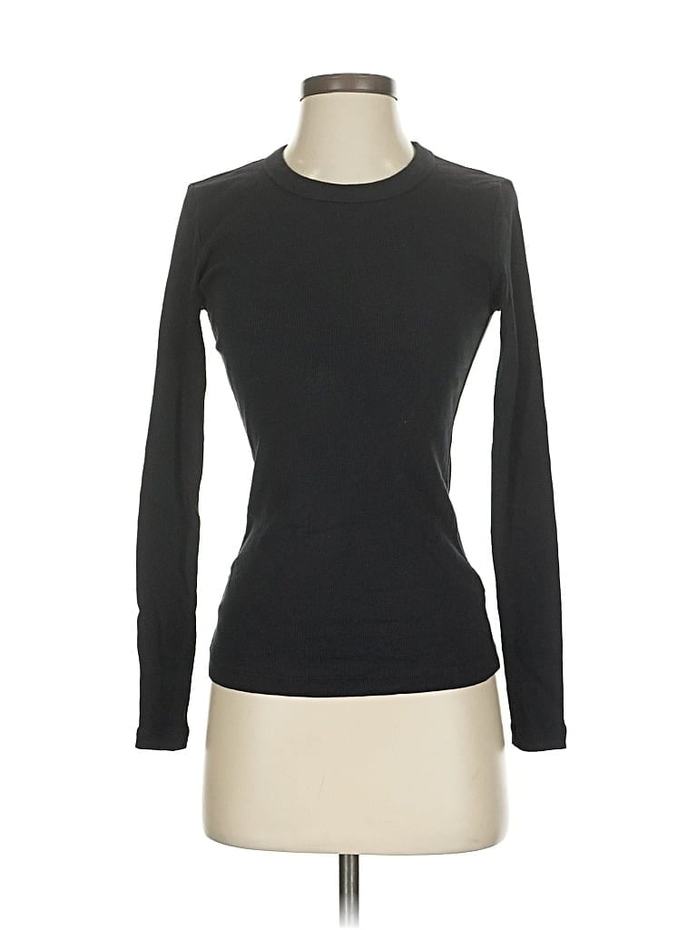 Pre-owned James Perse Turtleneck Sweater In Black