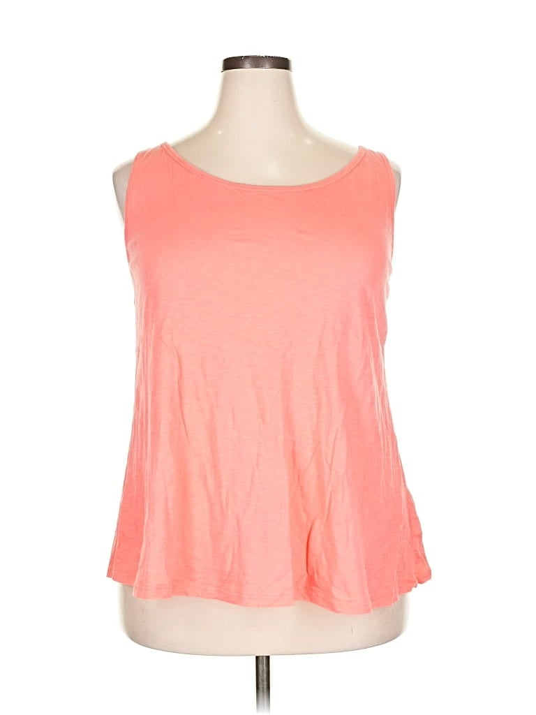 Pre-owned Crown & Ivy Sleeveless T-shirt In Orange