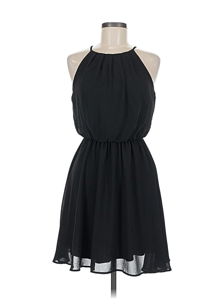 Pre-owned Lush Cocktail Dress In Black