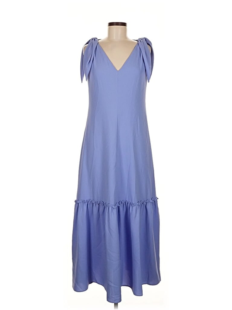 Pre-owned Pearl By Lela Rose Casual Dress In Blue