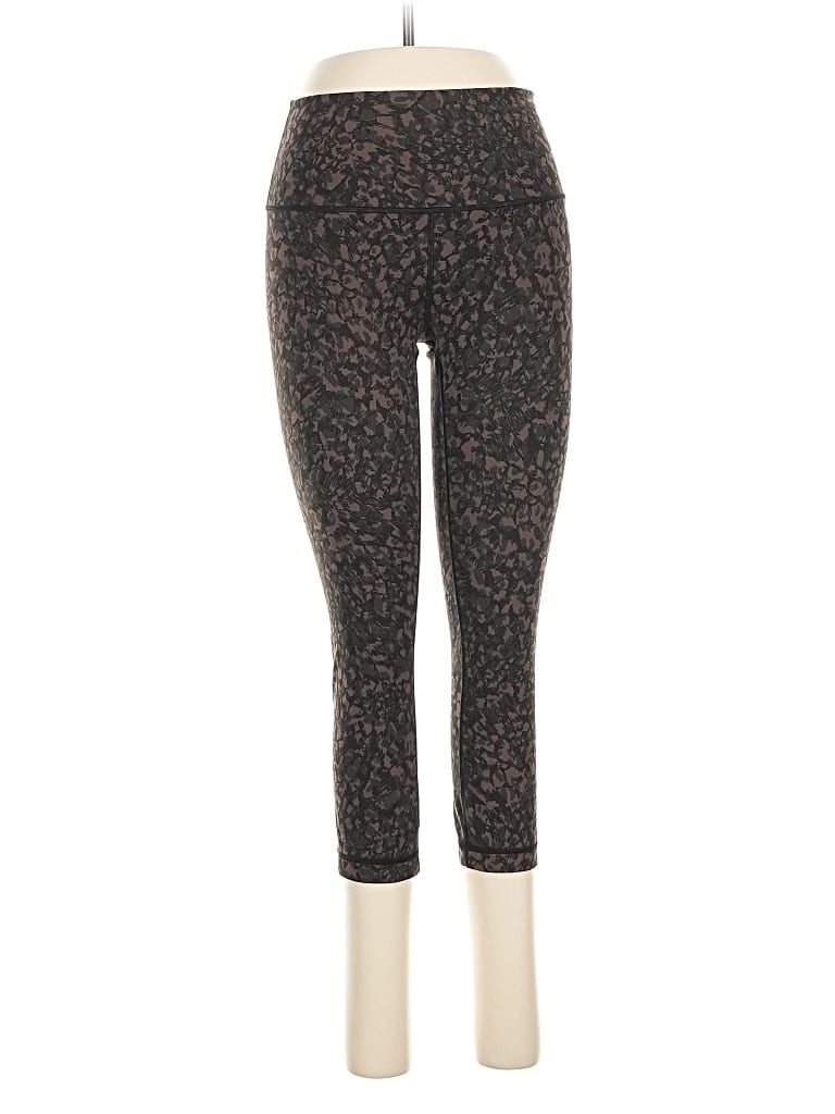 Pre-owned Lululemon Athletica Active Pants In Brown