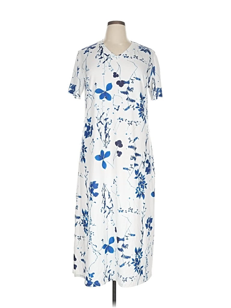 Pre-owned Unbranded Casual Dress In White