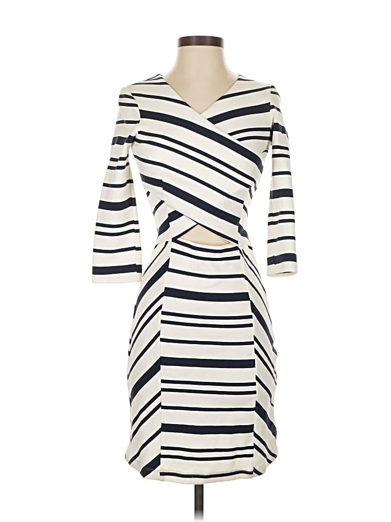 Pre-owned Ella Moss Casual Dress In Ivory