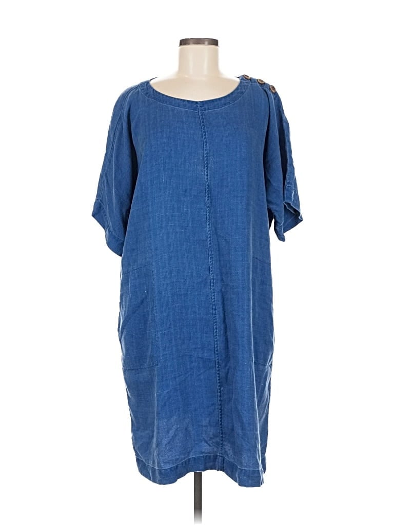 Pre-owned Purejill Casual Dress In Blue