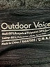 Outdoor Voices Chevron-herringbone Gray Black Athletic Shorts Size 14 - photo 3