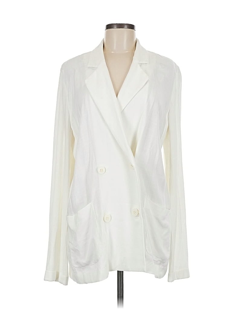 Pre-owned Treasure & Bond Blazer Jacket In White