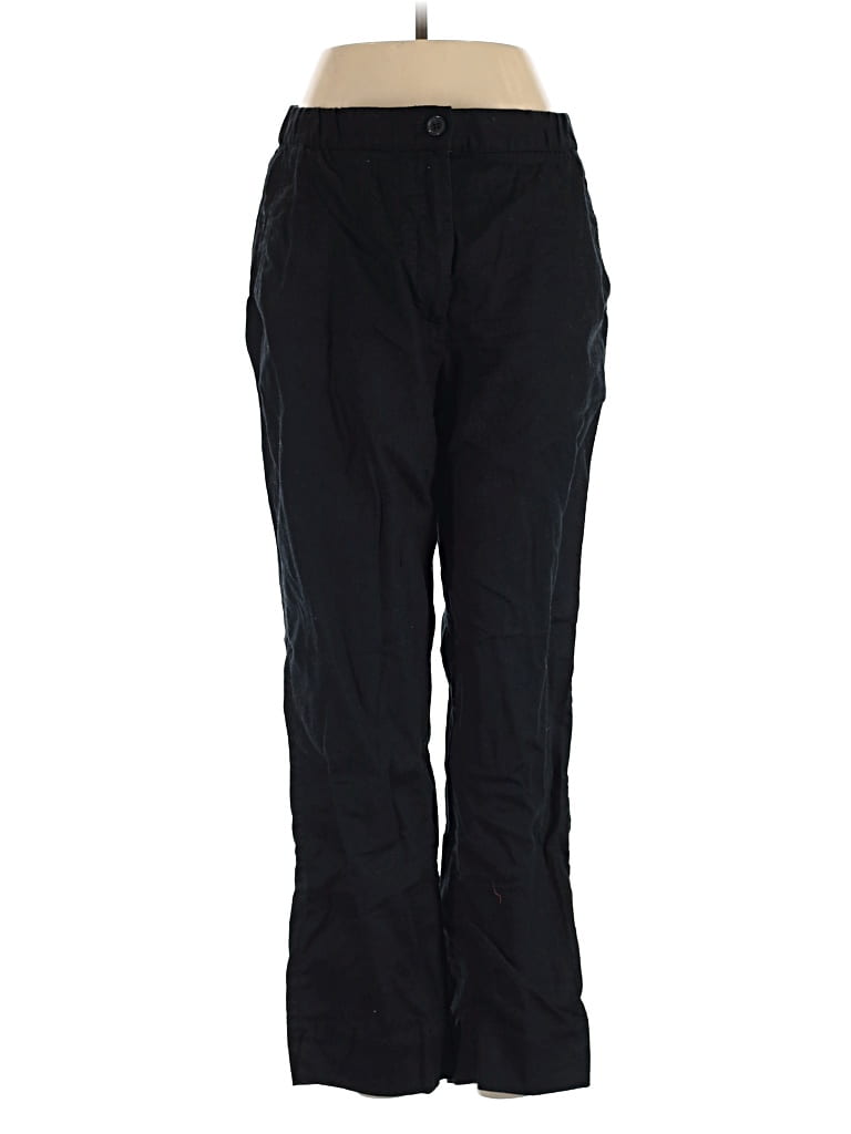 Pre-owned Banana Republic Factory Store Linen Pants In Black