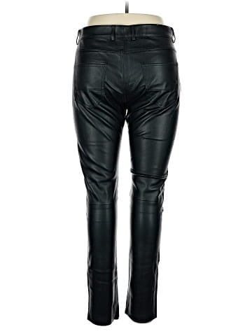 Zara Faux Leather Pants (view 2)