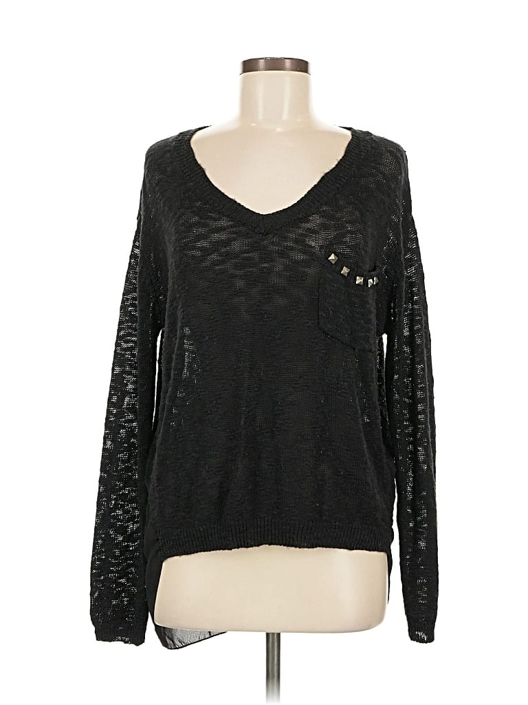 Pre-owned Début Long Sleeve T-shirt In Black