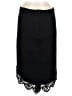 SW3 Bespoke Solid Black Formal Skirt Size M - photo 2