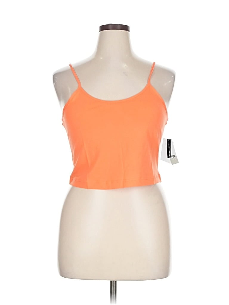 Pre-owned Bp. Tank Top Orange Halter Neckline Tops