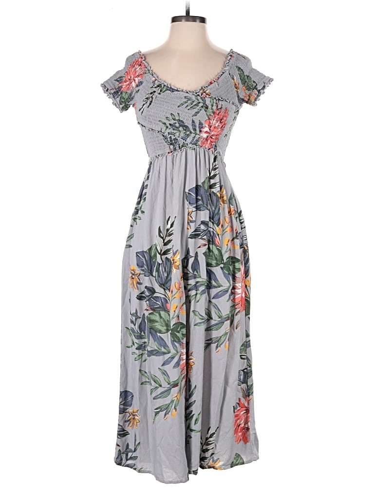 Pre-owned Patrons Of Peace Jumpsuit In Gray