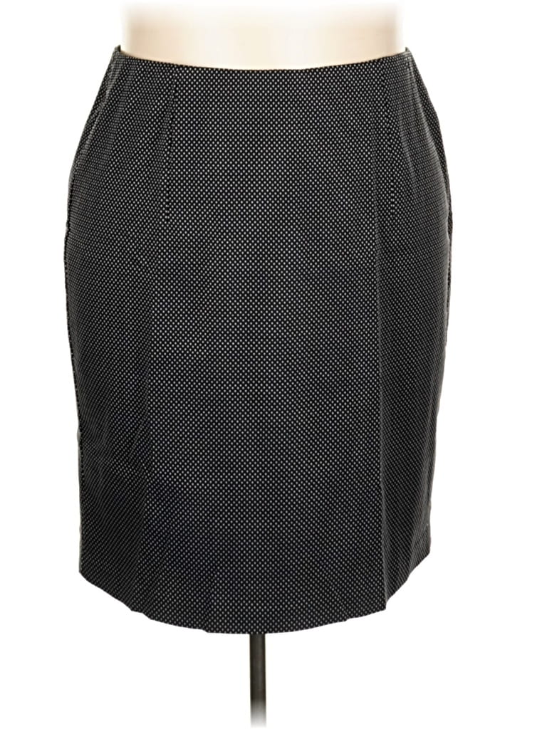 Pre-owned Lane Bryant Casual Skirt In Black