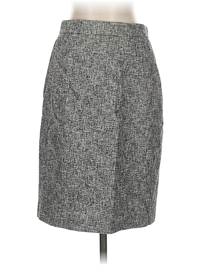 Pre-owned Ann Taylor Formal Skirt In Gray