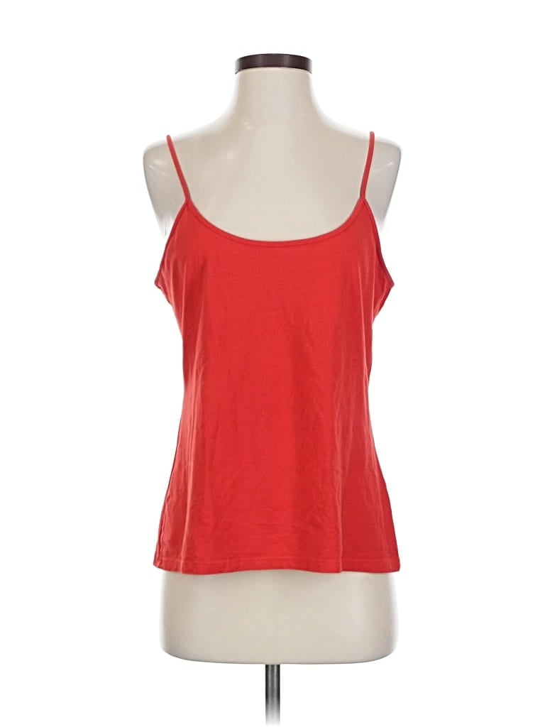 Pre-owned Free Press Tank Top Red Strapless Neckline Tops