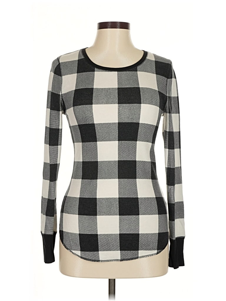 Pre-owned Old Navy Long Sleeve T-shirt In Gray