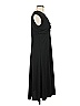 Chadwicks 100% Polyester Solid Black Casual Dress Size M - photo 4