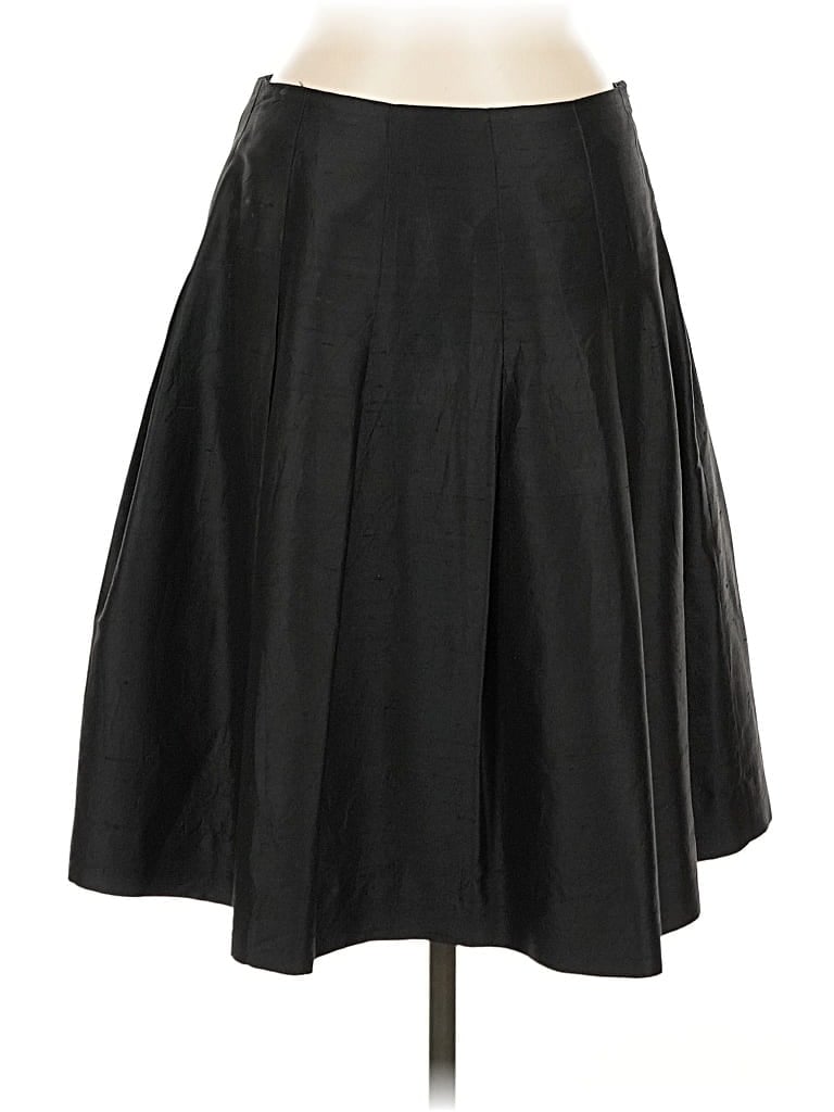 Pre-owned Banana Republic Silk Skirt In Black