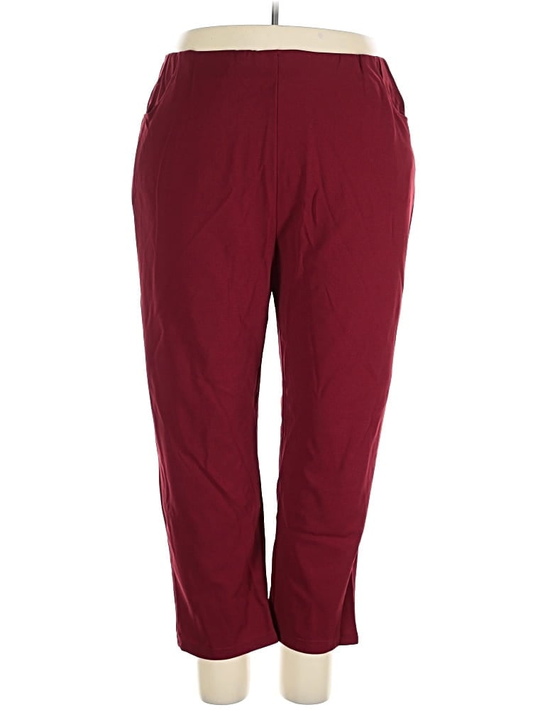Pre-owned Bloomchic Casual Pants In Burgundy