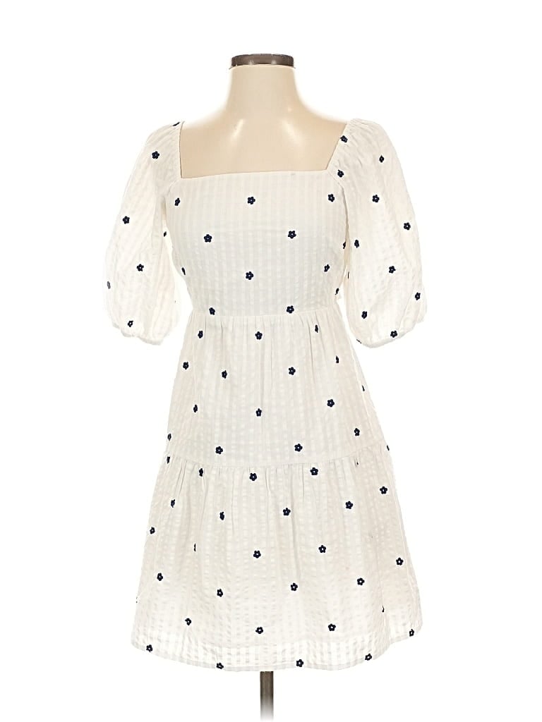 Pre-owned Rails Casual Dress In White