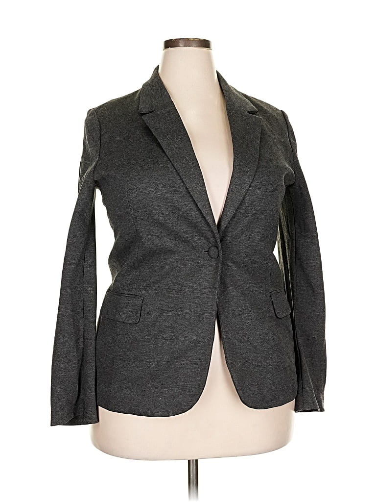 Pre-owned Mary Crafts Blazer Jacket In Gray