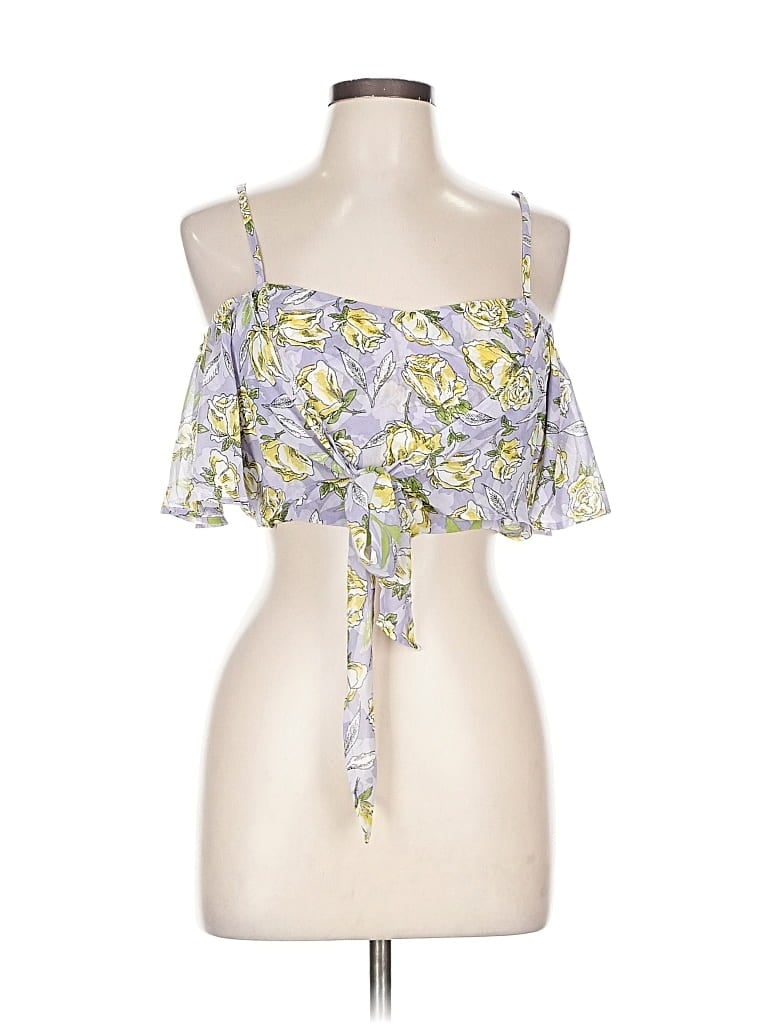 Pre-owned L'atiste By Amy Sleeveless Blouse In Yellow