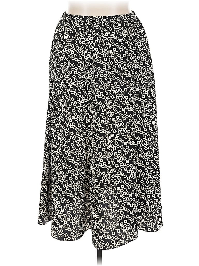 Pre-owned Leslie Fay Casual Skirt In Black