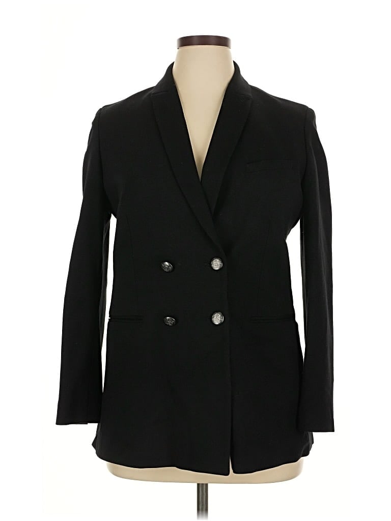 Pre-owned J. Mclaughlin Blazer Jacket In Black