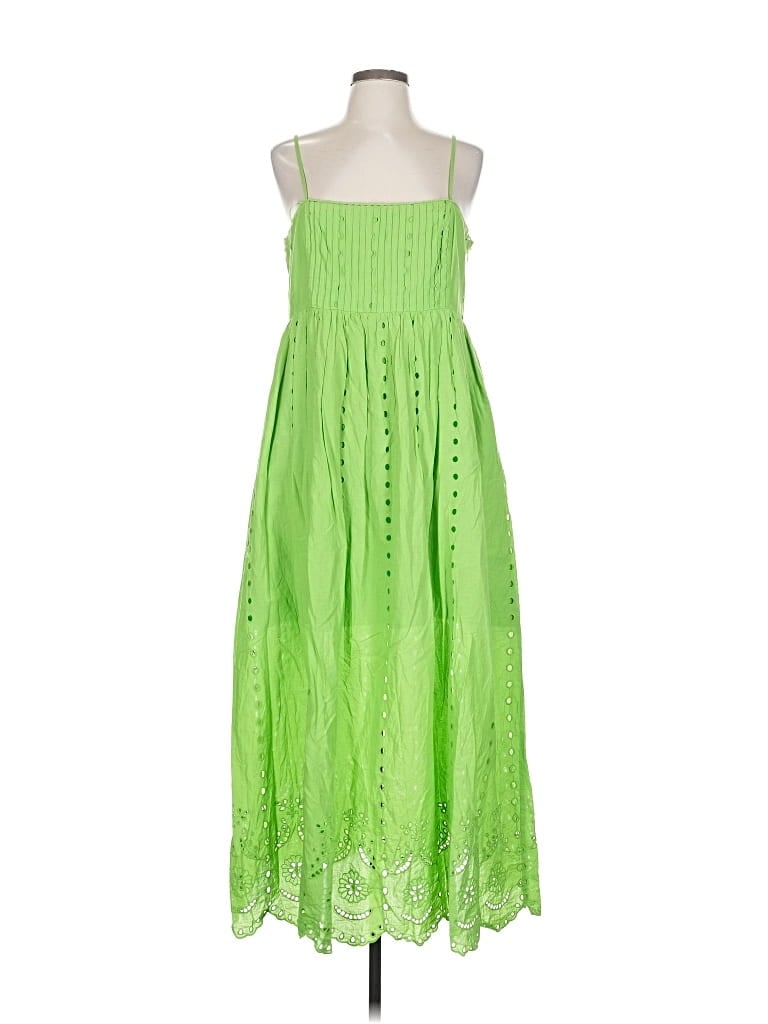 Pre-owned Slate & Willow Casual Dress In Green