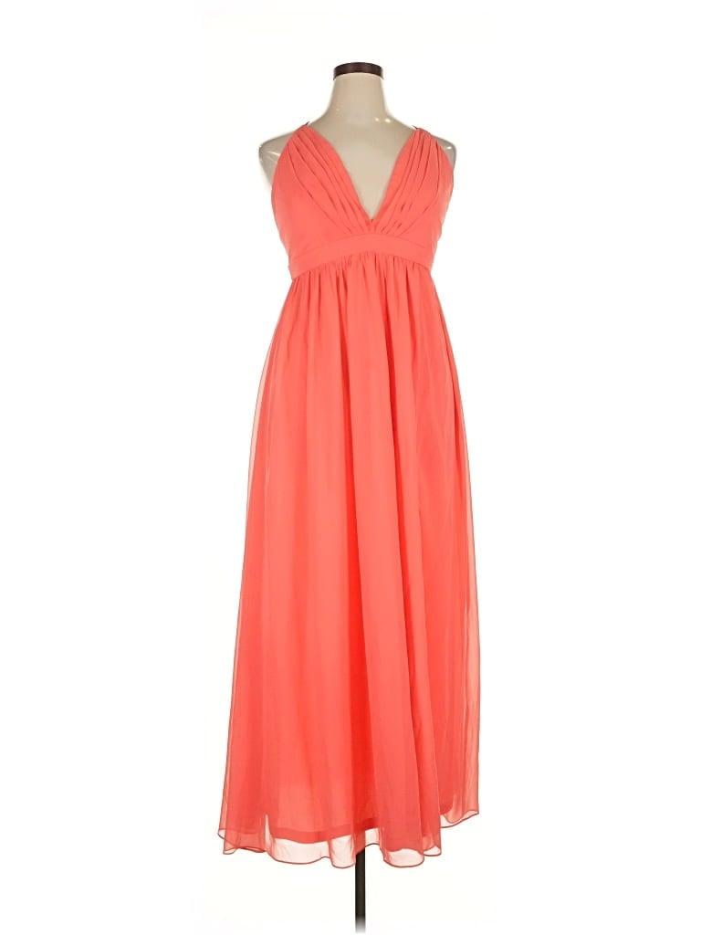 Pre-owned Lulus Cocktail Dress In Orange