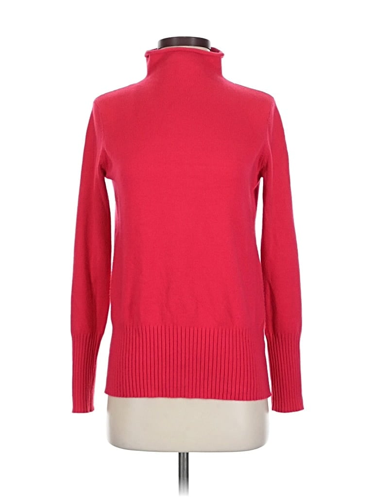 Pre-owned French Connection Turtleneck Sweater In Red
