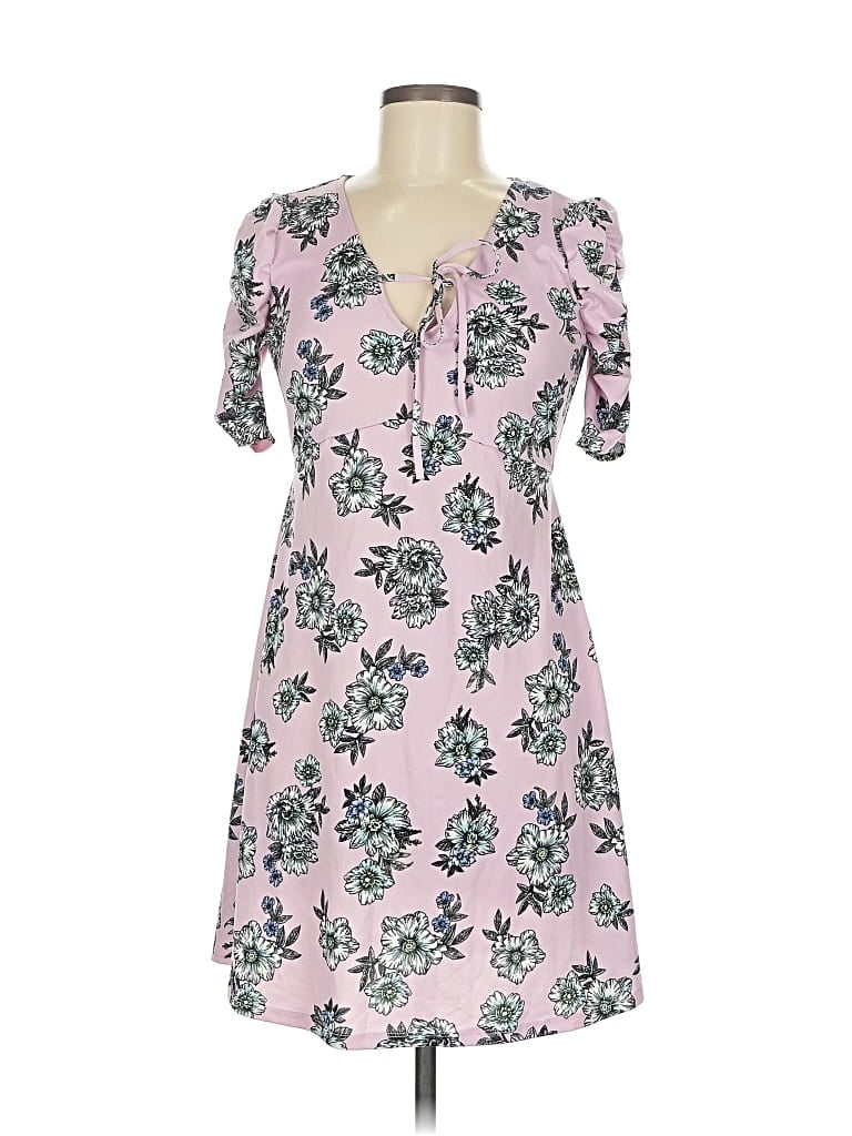 Pre-owned No Comment Casual Dress In Pink