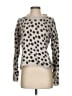 Madewell Polka Dots Silver Wool Pullover Sweater Size XS - photo 1
