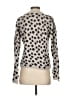 Madewell Polka Dots Silver Wool Pullover Sweater Size XS - photo 2